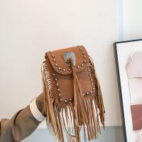PU Leather Easy Matching & Vintage & Tassels Crossbody Bag PC