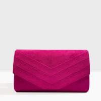 Flannelette Envelope & Easy Matching Clutch Bag with chain striped PC
