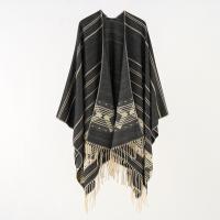 Polyester Tassels Unisex Scarf can be use as shawl & thermal printed PC