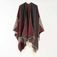 Polyester Tassels Unisex Scarf can be use as shawl & thermal printed Solid PC