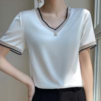 Polyester Women Short Sleeve T-Shirts & loose PC