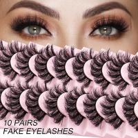 Artificial Fibre False Eyelashes for women Artificial Fibre Set