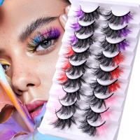 Artificial Fibre & Cotton False Eyelashes for women multi-colored PC