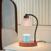 Glass & Solid Wood & Iron Fragrance Lamps different power plug style for choose & durable PC