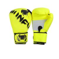 PU Leather Puching Gloves printed Pair