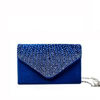 Satin Envelope & Easy Matching Clutch Bag with rhinestone PC