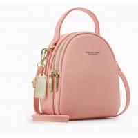 PU Leather Handbag attached with hanging strap Polyester PC