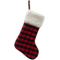 Netkané textilie Vánoční dekorace ponožky più colori per la scelta kus