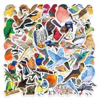 Lepidlo citlivé na tlak & Pvc Dekorativní nálepka Stampato ptačí vzor vícebarevné Mnoho