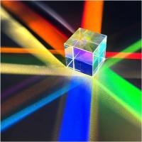 Glas Magic Cube, mehrfarbig,  Stück