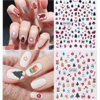 Stickers Waterproof Nail Decal for women & christmas design PC