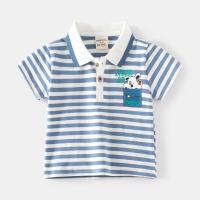 綿 少年Tシャツ パッチワーク 選択のための異なる色とパターン 一つ
