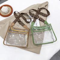 PVC Box Bag Crossbody Bag transparent leopard PC