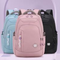 Nylon Load Reduction Backpack large capacity & hardwearing & for children & waterproof Solid PC
