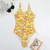 Spandex & Polyester Einteiliger Badeanzug, Gedruckt, Floral, mehr Farben zur Auswahl,  Stück