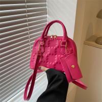 PU Leather With Coin Purse & Shell Shape Handbag soft surface & attached with hanging strap PC