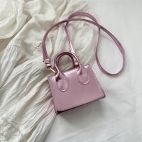PU Leather Laser Handbag attached with hanging strap PC