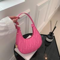 PU Leather Pleat Shoulder Bag sewing thread PC