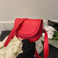 PU Leather Saddle Crossbody Bag soft surface PC