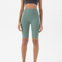 Polyamide & Spandex Capri Pants Women Yoga Pants lift the hip & sweat absorption Solid PC