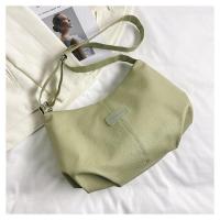 PU Leather Pillow Shaped Shoulder Bag large capacity & soft surface PC