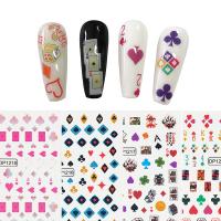 pegatinas Etiqueta de uñas, patrón diferente para la elección, más colores para elegir,  trozo