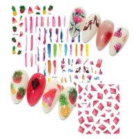 Aufkleber Nagel-Aufkleber, unterschiedliches Muster zur Auswahl, mehr Farben zur Auswahl,  Stück