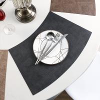 Leather thermostability & anti-scald & Waterproof Table Mat Solid PC