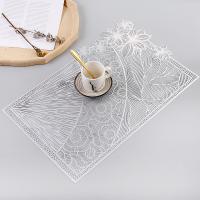 PVC thermostability & Waterproof & Multifunction Table Mat hollow Solid PC