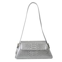 PU Leather Easy Matching Shoulder Bag lacquer finish crocodile grain PC