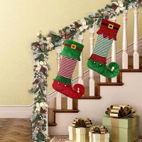 Chiffon Chaussettes de décoration de Noël plus de couleurs pour le choix pièce