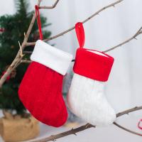 Netkané textilie & Maglia Vánoční dekorace ponožky più colori per la scelta kus