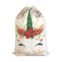 Leinwand Weihnachts-Apfel-Tasche, unterschiedliches Muster zur Auswahl,  Stück