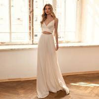 Polyester Waist-controlled & Slim Long Evening Dress backless patchwork Solid PC