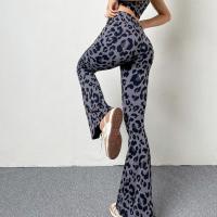 Poliamida Pantalones deportivos para mujer, leopardo, púrpura,  trozo