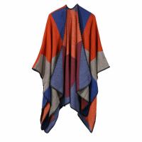 Acrylic & Polyester Women Scarf can be use as shawl & double-sided & thicken & thermal printed plaid PC