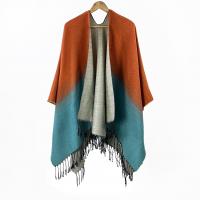 Polyester Tassels Women Scarf can be use as shawl & thermal printed Solid PC