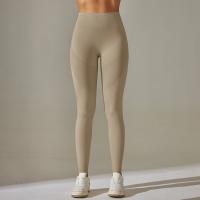 Polyamide Pantalon de yoga femmes Extensible Solide plus de couleurs pour le choix pièce