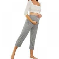 Cotton bladder support Maternity Pants Seven Point Pants patchwork Solid PC