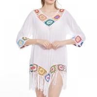 Polyester Tassels Swimming Cover Ups sun protection & loose crochet : PC