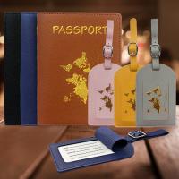 PU Leather Passport Holder portable letter PC