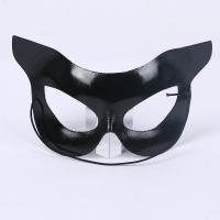 El plastico Máscara de la mascarada, negro,  trozo
