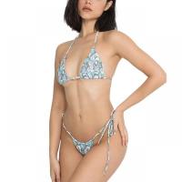 Spandex Bikini Afgedrukt verschillende kleur en patroon naar keuze Instellen