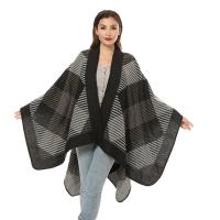 Acrylic & Polyester Women Scarf can be use as shawl & thicken & thermal printed striped PC