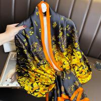 Polyester Multifunction Women Scarf soft & can be use as shawl printed shivering black PC