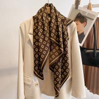 Polyester Easy Matching Square Scarf can be use as shawl & thermal Polyester printed PC