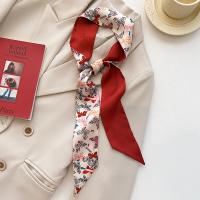 Polyester Kleine Schals, Gedruckt, unterschiedliche Farbe und Muster für die Wahl, Rot,  Stück