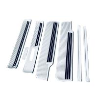 23 Toyota Sienta Vehicle Threshold Strip, different design for choice, silver, Sold By Set