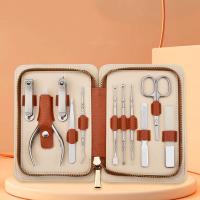 Stainless Steel Multifunction Nail Art Tool set eleven piece Set