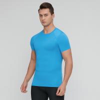 Spandex & Polyester Men Sport Top flexible & skinny Solid PC